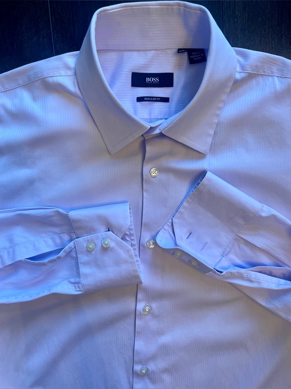 Hugo Boss - all cotton dress shirt Size 16” neck
